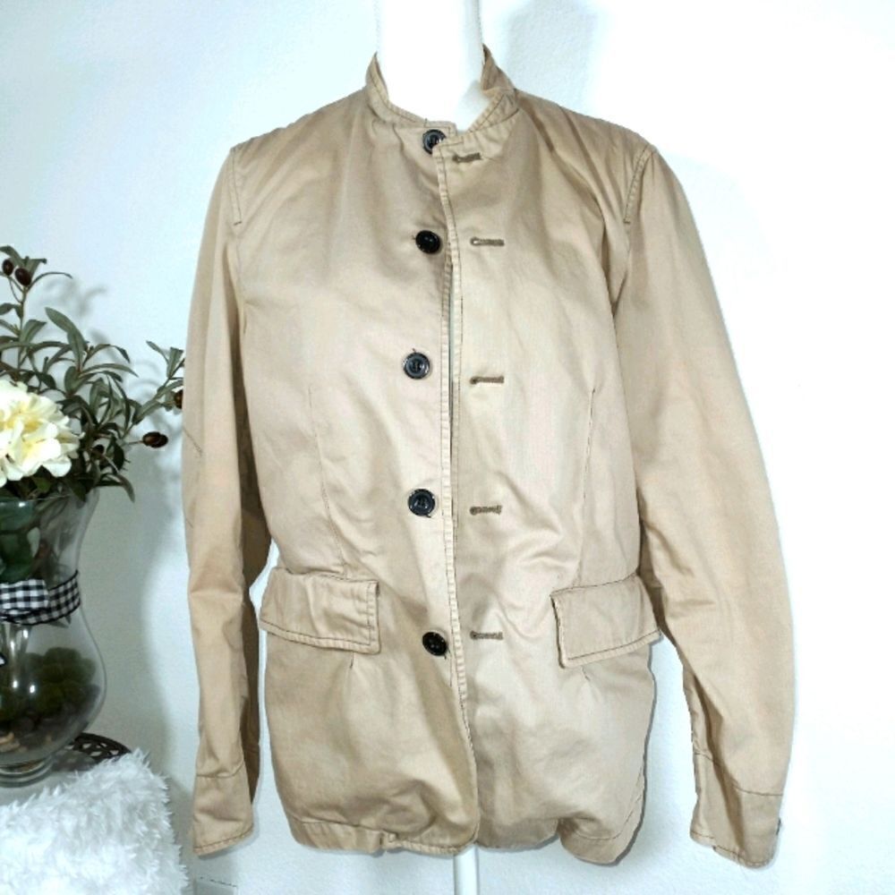 H&M MENS BEIGE JACKET SZ. 38 EUC